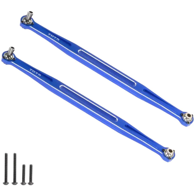 2Pcs RC Car Upgrade Parts Accessories Aluminum Alloy 7075 Front Steering Link Rod For 1/5 1/6 TRAXXAS XRT 8S X-Maxx 8S Widemaxx