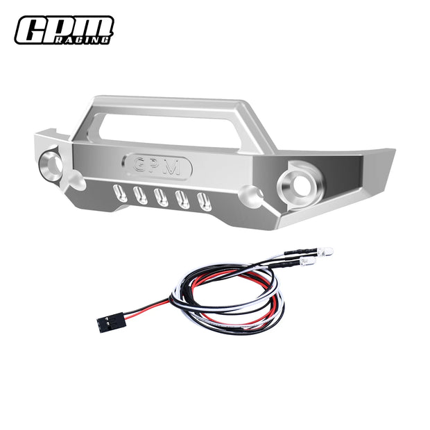 GPM 7075 Alloy Front Bumper With LED Lights For TRAXXAS Mini Maxx Monster Truck