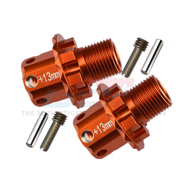 GPM Metal Alloy 13MM Extended 17mm Wheel Hubs Adapter 8654 for Traxxas 1/8 Sledge 4WD Monster Truck 95076-4 RC Car Upgrade Parts