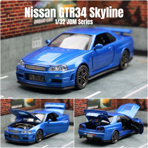 1:32 Nissan Skyline GTR R35 Nismo GT3 Diecast Model Car