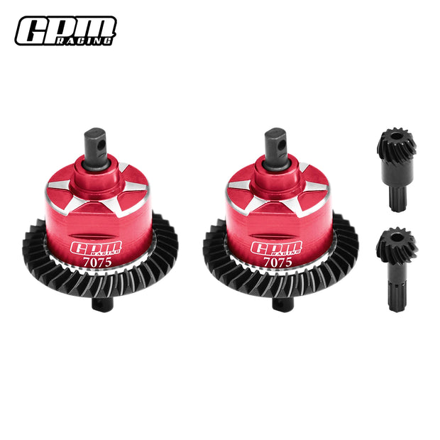 GPM Carbon Steel + 7075 Alloy F & R Complete Differential For TRAXXA Mini Maxx TRUCK-107154-1