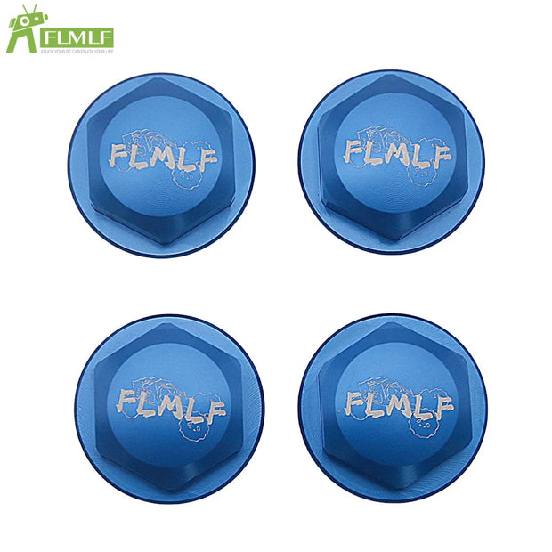 Alloy CNC 24MM Hex Hub Wheel Nut Cap Upgrade Front Rear Tires Adapter Kit for 1/5 Scale TRAXXAS X-MAXX XMAXX 6S 8S Rc Car Parts