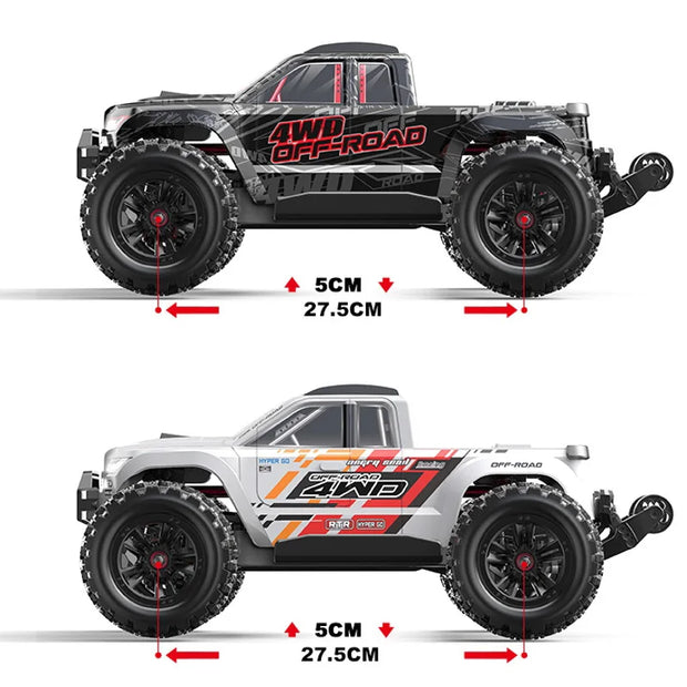 Hyper Go MJX 10208 V2 1/10 4WD Brushless RC Monster Truck