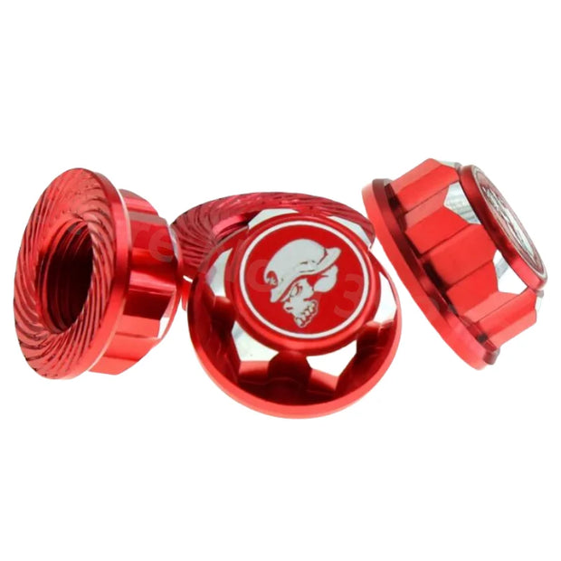 4pcs RC Car Metal 17mm Hex Wheel Nuts Dustproof Anti-Skid Non-slip Parts Accessories for X-Maxx Summit E-Revo Sledge Buggy Truck