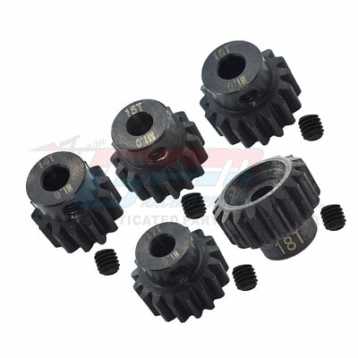 GPM Hardened Steel Friction Gear M1.0 Moda Shaft 5MM (14T- 18T) Piece Pinion #6488-#6491 For TRAXXAS X-MAXX 1/5 8S X MAXX Parts