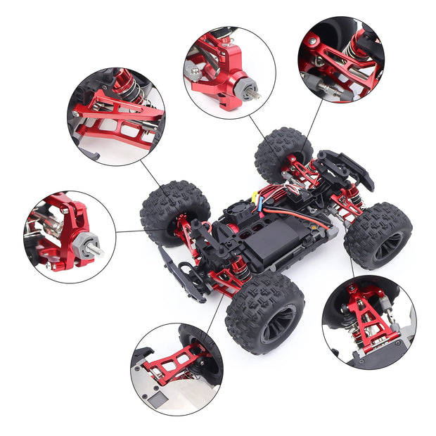 Mjx Hyper Go H16 16208 16209 16210 Metal Suspension Swing Arm Driver Shaft Shock Absorber Steering Group Assembly RC Car Part