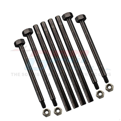 Sled Medium Carbon Alloy Steel Front & Rear A-Arm PIN Pins Upgrade parts 9541+9542+9543 Adult Rc Car For TRAXXAS 1/8 4WD SLEDGE