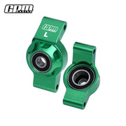 GPM 7075Alu Rear Hub Stub Axle Carriers & Oversize Bearing For TRAXXAS Mini Maxx