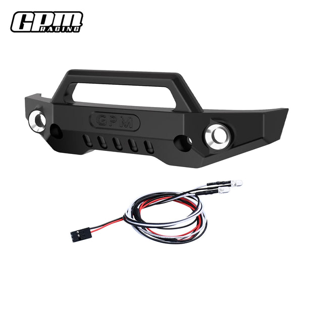 GPM 7075 Alloy Front Bumper With LED Lights For TRAXXAS Mini Maxx Monster Truck