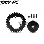 2pcs Hardened Steel 1.5Mod 35T Spur Gear and 12T 13T 20T 30T Pinion Gear Set for Traxxas 1/5 X-Maxx XMAXX 1/6 XRT Upgrade Parts