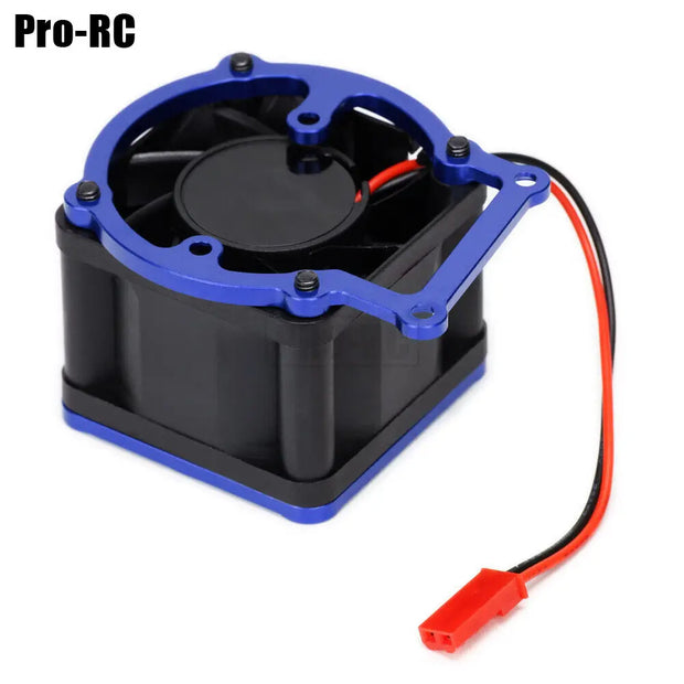 1Pcs Aluminium 3476 Cooling Fan Kit Fits 3483 Motor with Shroud For 1/8 TRAXXAS 4WD SLEDGE 95076-4 Off-Load Rc Truck Car