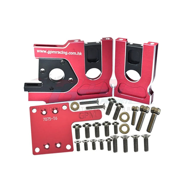 GPM Metal Aluminium Quick Disassembly Motor Mount 9589 for Traxxas 1/8 Sledge 4WD Monster Truck 95076-4 RC Car Upgrade Parts
