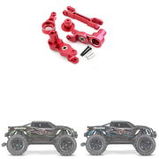Aluminum Alloy Steering Bellcrank Assembly for 1/5 Traxxas X-Maxx Xmaxx 6S 8S RC Monster Truck Upgrade Parts,Red