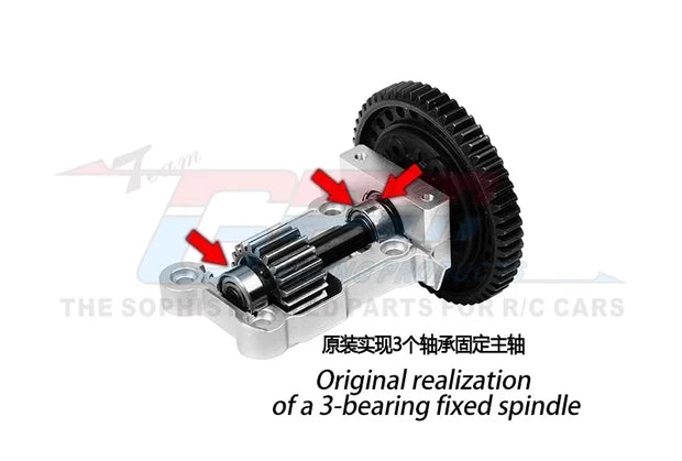 GPM Metal Extended Large Bearing Rear Gear Cover 7787 7887 for Traxxas 1/6 XRT 1/5 X-MAXX Ultimate 6S 8S Monster Truck RC Car