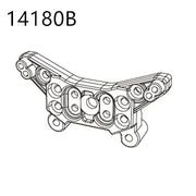 MJX Hyper Go 14209 14210 Modified Accessories Differential Shock Absorber Tire Bumper Gear Arm Shell 1/14 RC Car Spare Parts