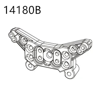 MJX Hyper Go 14209 14210 Modified Accessories Differential Shock Absorber Tire Bumper Gear Arm Shell 1/14 RC Car Spare Parts