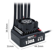 Rocket-RC Brushless Sensored Kit 540 Motor and 120A ESC Combo BEC 6V/5A for 1/10 RC RV Car