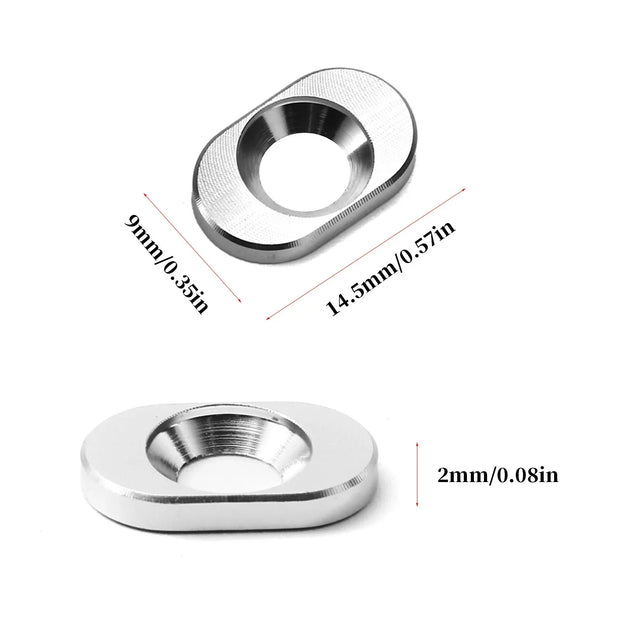 Metal Motor Mount Washers Shims for Traxxas Sledge 1/8 RC Car RC Car Upgrade Parts Accessories
