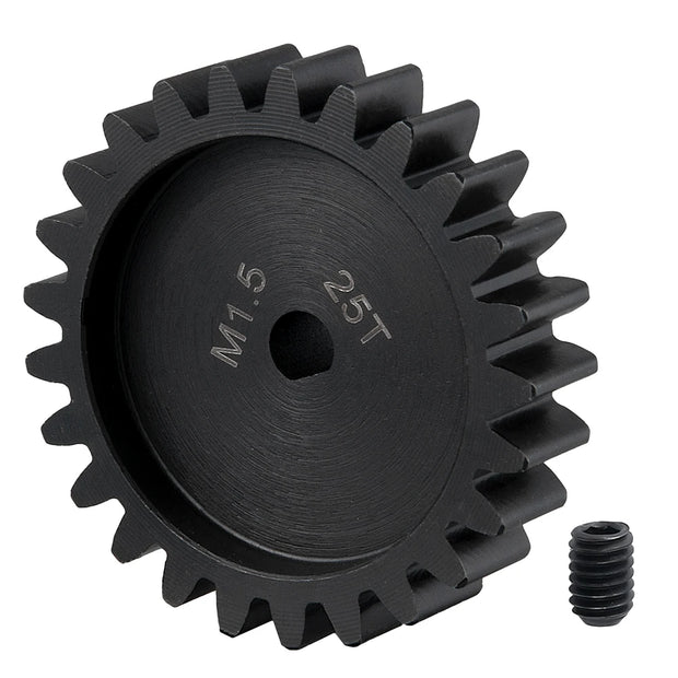TRINOOD Steel Motor Gears M1.5 20T 25T 5mm D-aperture for 1/5 X-MAXX 6S 8S 1/6 XRT RC Buggy Truck Parts