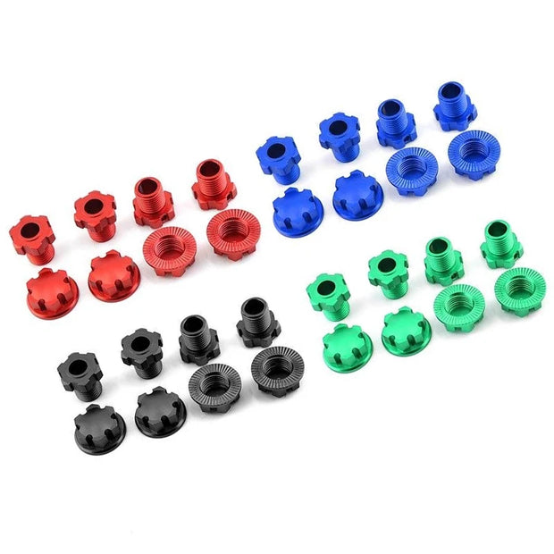 RC Car Metal 17mm Splined Wheel Hex Hub Adapter 8654 for Traxxas 1/10 E-Revo 2.0 Maxx 1/8 Sledge Upgrade Parts