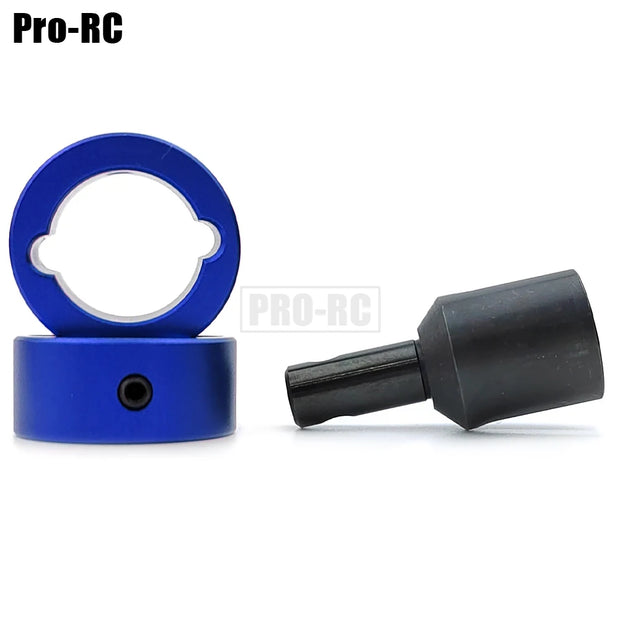 4Pcs Output Drive Cup Sleeves Aluminum 7075-T6 For Traxxas 1/8 SLEDGE OFF-ROAD 95076-4 #9583 Rc Upgrade Parts