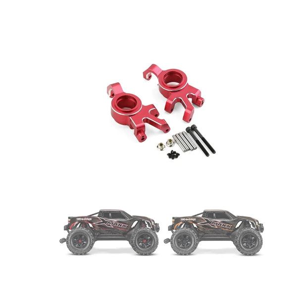 RC Car 2pcs Metal Front Steering Block for 1/5 Traxxas X-Maxx Xmaxx 6S 8S RC Monster Truck Upgrade Parts Accessories