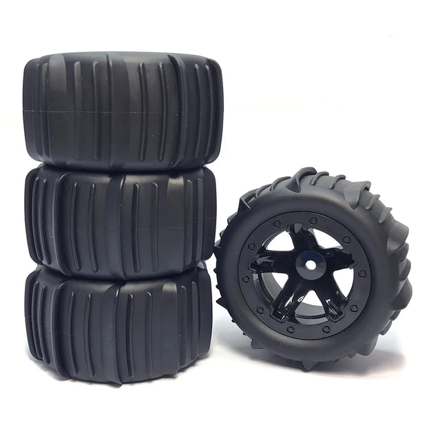 9IMOD 4pcs RC 1/16 1/14 Snow Sand Paddles Buggy Tires Hex 12mm Tyre Wheels for Wltoys 144001 124018 HBX MJX ZWN SMAX 1625 RH1635