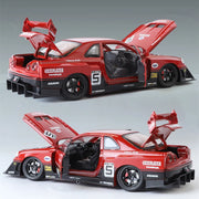 1:24 Nissan Skyline GTR R34 Wide-Body Diecast Model with Sound & Light