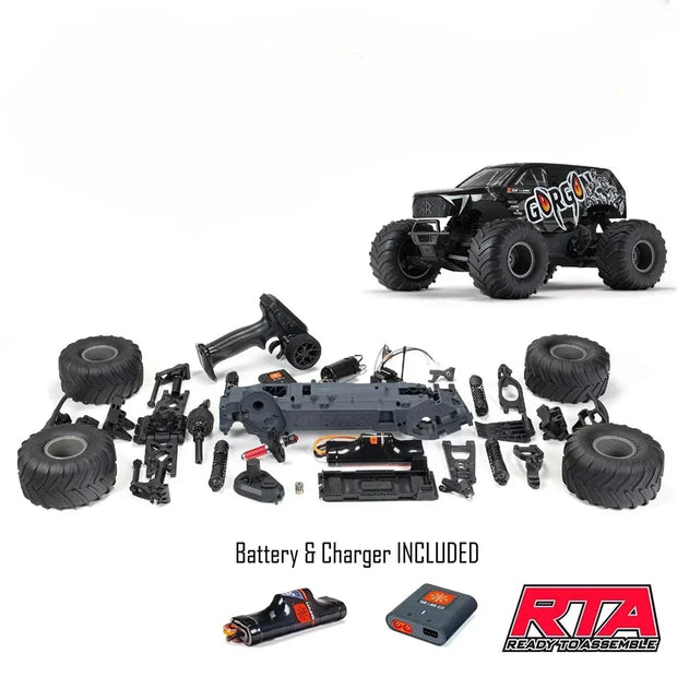 ARRMA GORGON 1/10 2WD RC Monster Truck Off-Road Brushed