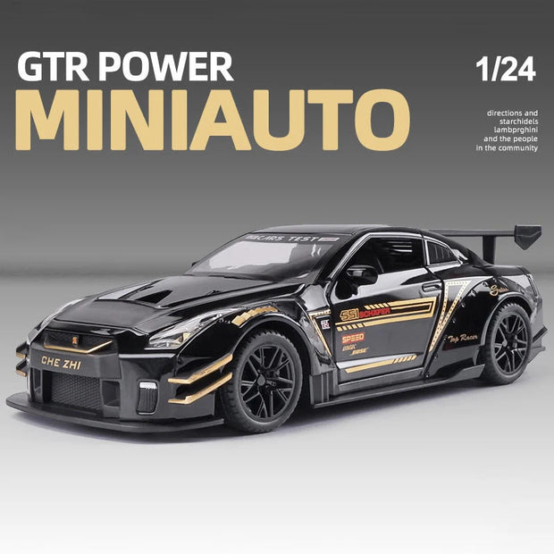 1:24 Nissan Skyline GTR R35 Diecast Metal Toy Car Model