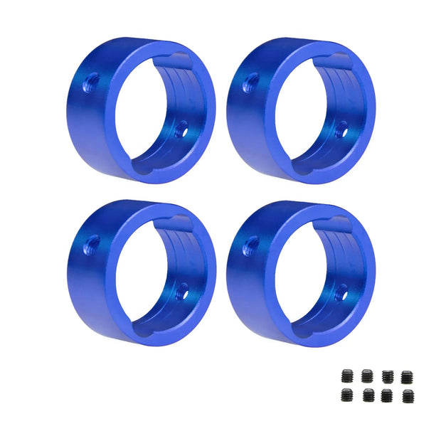 Aluminum Alloy Drive Cup Sleeves Enhancement Ring Set for 1/5 X-MAXX 8S 1/6 XRT 8S 1/10 E-Revo 2.0 replace TRA 7754 7754X
