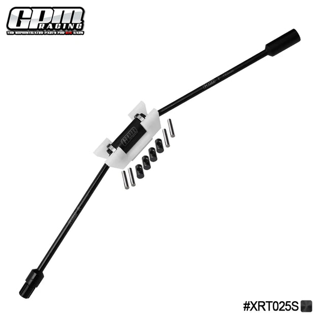 GPM 4140 Medium Carbon Steel Center Driveshaft Set For  1/6 4WD XRT TRAXXAS