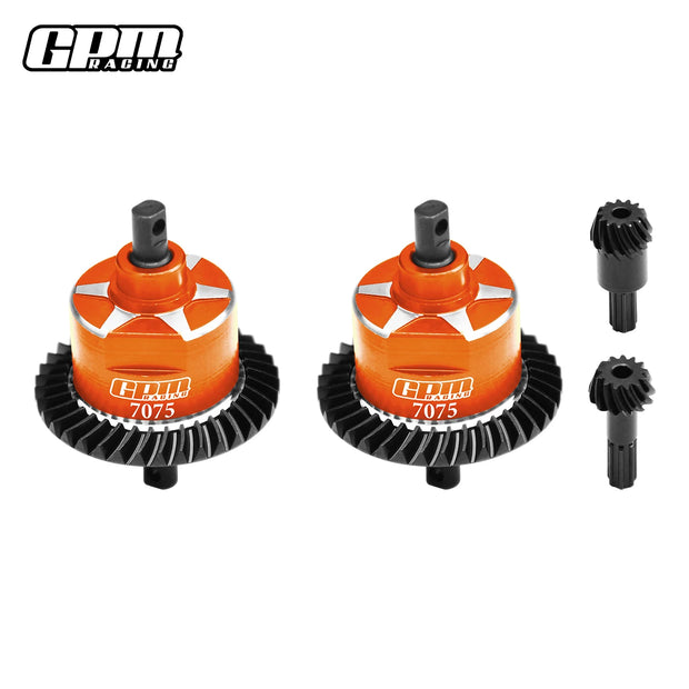 GPM Carbon Steel + 7075 Alloy F & R Complete Differential For TRAXXA Mini Maxx TRUCK-107154-1