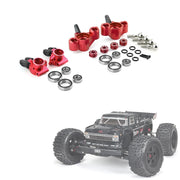 Metal Front Steering Knuckle Rear Hub Carrier for 1/8 Arrma KRATON Outcast BLX 6S V5 RC Car Upgrades Parts Accessories,1