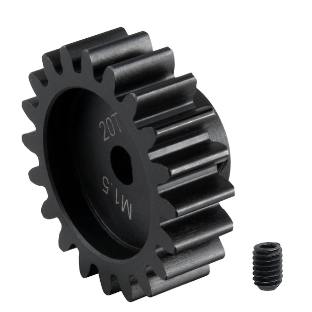 TRINOOD Steel Motor Gears M1.5 20T 25T 5mm D-aperture for 1/5 X-MAXX 6S 8S 1/6 XRT RC Buggy Truck Parts