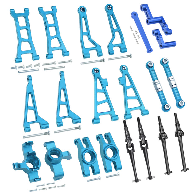 Mjx Hyper Go H16 16208 16209 16210 Metal Suspension Swing Arm Driver Shaft Shock Absorber Steering Group Assembly RC Car Part