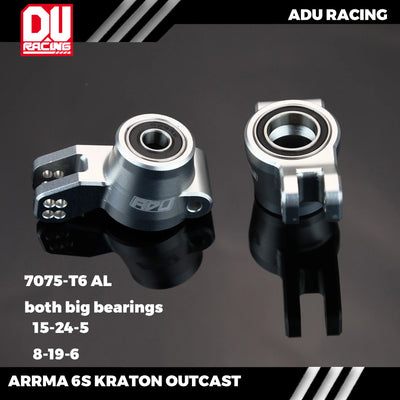 ADU Racing HUB REAR CNC 7075 T6 ALUMINUM FOR ARRMA 6S KRATON OUTCAST BIGROCK V6