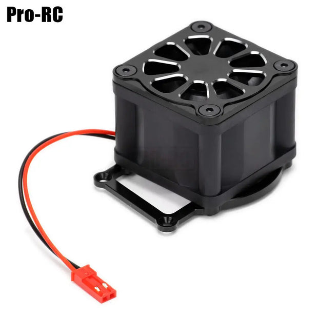 1Pcs Aluminium 3476 Cooling Fan Kit Fits 3483 Motor with Shroud For 1/8 TRAXXAS 4WD SLEDGE 95076-4 Off-Load Rc Truck Car