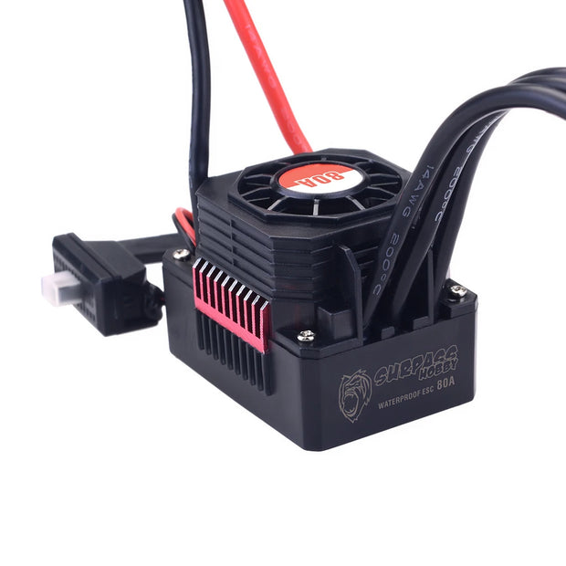 SURPASS HOBBY KK Brushless ESC 25A 35A 45A 60A 80A 120A 150A Waterproof T/XT60  for 1/8 1/10 1/12 1/16 1/20 RC Car Crawler Motor