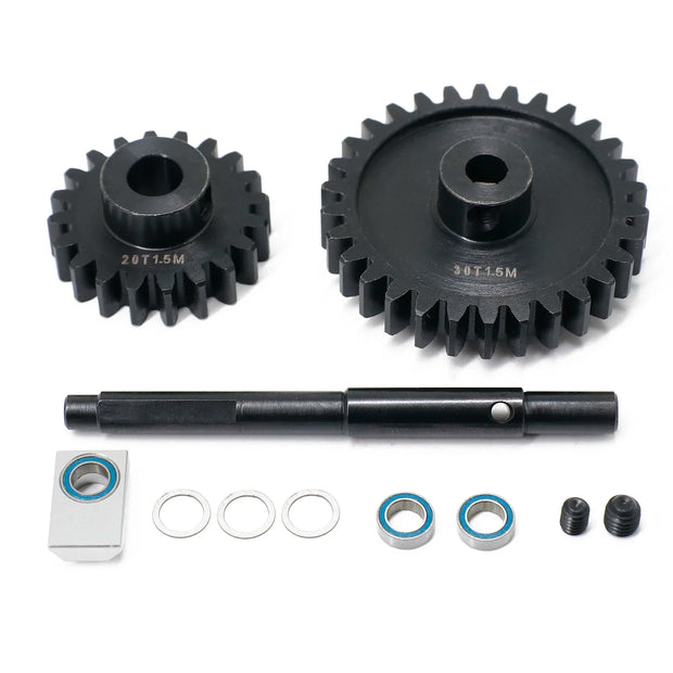 CNC 45# HD Steel 1.5Mod 20T 25T 30T 35T Pinion Gear Spur Gear Set for 1/5 Traxxas X-Maxx XMAXX RC Car Upgrade Parts
