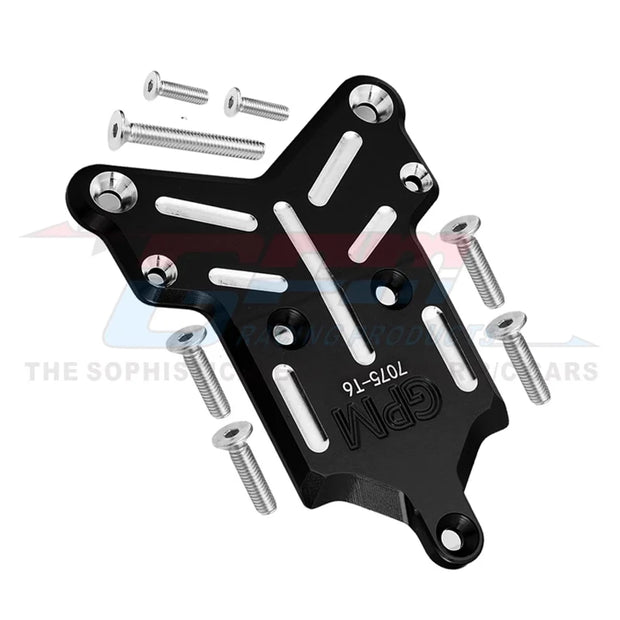 GPM Metal Front Chassis Cover Front Bumper Mount Skidplate 9535 for Traxxas 1/8 Sledge 4WD Monster Truck 95076-4 Upgrade Parts