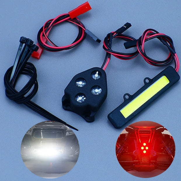 For 1/8 Traxxas Sledge 4WD Monster RC Truck Car LED Light Spotlight Headlight Taillight Set
