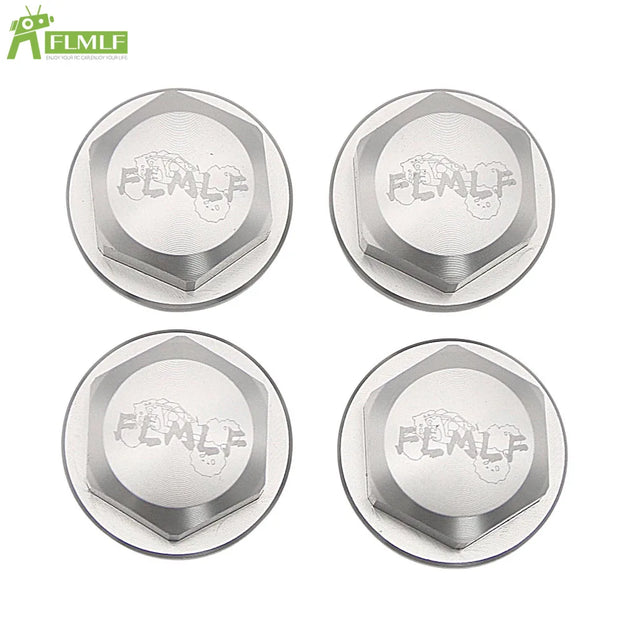 Alloy CNC 24MM Hex Hub Wheel Nut Cap Upgrade Front Rear Tires Adapter Kit for 1/5 Scale TRAXXAS X-MAXX XMAXX 6S 8S Rc Car Parts