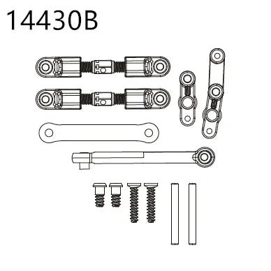 MJX Hyper Go 14209 14210 Modified Accessories Differential Shock Absorber Tire Bumper Gear Arm Shell 1/14 RC Car Spare Parts