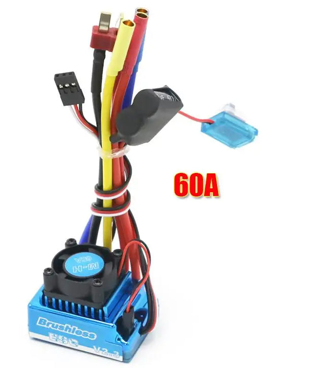 3650 3900KV Brushless Motor & Waterproof 25A 35A 45A 60A 80A 120A Brushless ESC with Program Car Combo for RC Car RC Boat Part