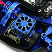 PigRC Metal 3483 Motor Heat Sink Cooling Fan Motor Radiator 3476 3477 For TRAXXAS Sledge 1/8 RC Car Upgrade Parts