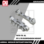 ADU RACING 7076-T6 FRONT SUSPENSION MOUNT FOR ARRMA 6S MOJAVE KRATON OUTCAST TALION V6