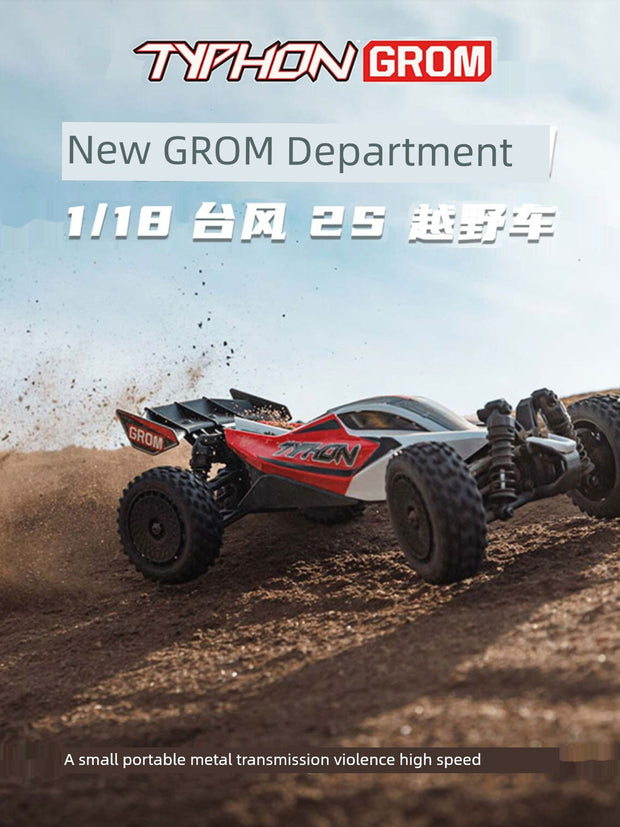 Arrma Ara2106 1/18 Small Typhoon 2S RTR Remote Control Electric Brushed Four-Wheel Drive Off-Road Vehicle RC Model Car