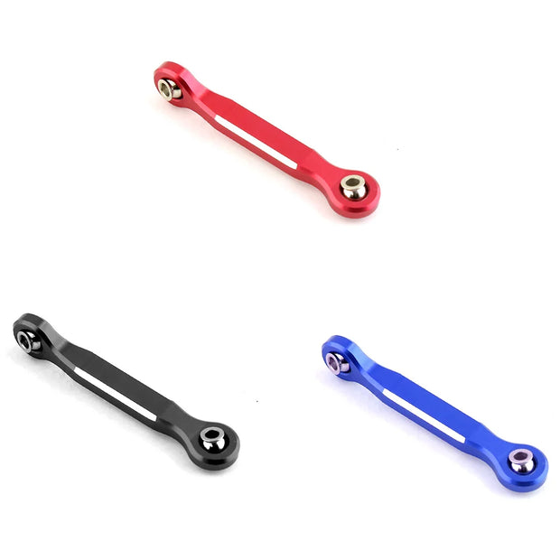 Aluminum Alloy Steering Servo Linkage Tie Rod for 1/5 Traxxas X-Maxx Xmaxx 6S 8S RC Monster Truck Upgrade Parts,Black
