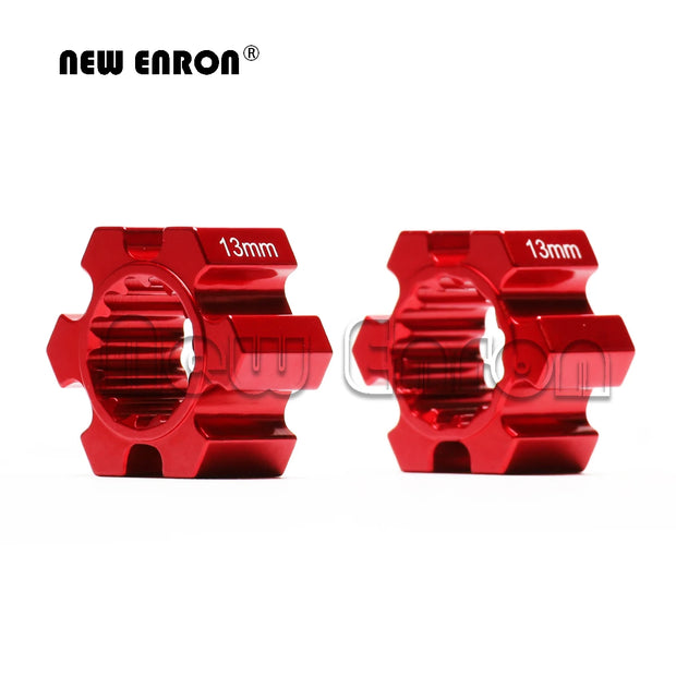 NEW ENRON 2Pcs Aluminum Wheel Hubs Hex 10mm/13mm Thickness 7756 7756X 7756R For RC CAR 1/5 Traxxas X-Maxx XMaxx 77086-4